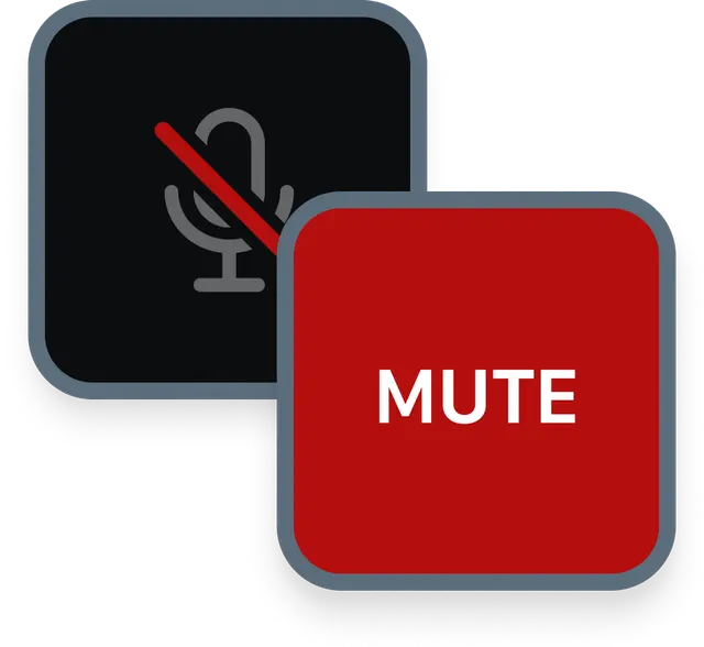 Two different mute keys for the Stream Deck