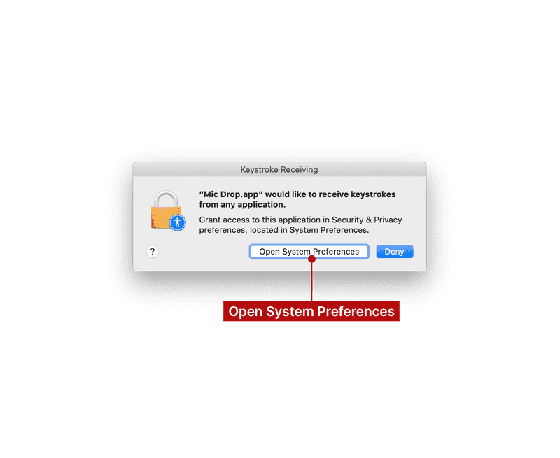 Open System Preferences > Security & Privacy > Privacy.this